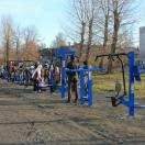 Бородинский сквер тренажеры